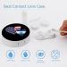 Interlocking Hearts El Salvador Flag Contact Lens Case - Portable & Travel-Friendly with Mirror - Buy Online on GoSupps.com