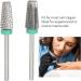 Nail Drill Bits Tungsten Steel Cuticle Removal Nail Grinding Bits Electric Nail Polishing Accessory Manicure Grinding Head for Salon - Buy Online on GoSupps.com