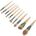 Eye Shadow Brushes Synthetic Wooden Handle Portable Travel Essential Makeup Brushes Set for Beginners - Buy Online on GoSupps.com