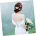 FOMIYES 1 Set Leaf Pearl Hairpin Hairpins Prom Hair Comb Clip Bridesmaid Side Combs Decorative Hair Combs Hair Side Combs for Women Hair Accessories for Women Hair Combs for Women Metal - Buy Online on GoSupps.com