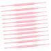 FONDOTIN 12Pcs Plastic Wax Picker Clean Tool Smooth Ends Safe for Skin Easy to Carry Random Colors Cleaning