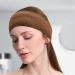 LADES Spa Headband - Adjustable Towel Hairband for Women - Brown Magic Sticker Facial Makeup Hairband - Buy Online on GoSupps.com