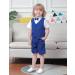 Boys Gentleman Suit Set | Shirt, Bowtie, Waistcoat & Shorts | Royal Blue | Size 2-3 Years - Buy Online on GoSupps.com