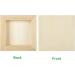 DAJAVE 10 Pack 4x4 Inch Unfinished Wood Panels for Painting and Crafts - 10x10cm - Buy Online on GoSupps.com