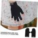 Sosoport 1 Pair touch screen mittens summer beach Dryer fingerless Miss gloves touchscreen gloves UV hand protection gloves for nails fabric protection UV gloves for gel nails 19.5x8cm Black - Buy Online on GoSupps.com