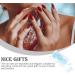 dijiusidy 1 Set Press on Nails Almond Fingernails Stick Solid Color Full Cover Art Decals Salon Supplies DIY Decorations No.11 ice lake blue - Buy Online on GoSupps.com