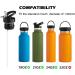 Replacement Straw Lid for Hydro Flask & Simple Modern - Standard Mouth Sports Cap in Black & Transparent - Buy Online on GoSupps.com