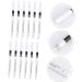 BIUDECO 72 Pcs Eyeliner Pencil Eyebrow Definer Pencil Beautiful Eyeliner Pen Tool Woman Wooden Pole White - Buy Online on GoSupps.com