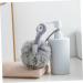 FRCOLOR 6 Pcs Bath Flower Sponge Set for Body Cleaning - Natural Shower Scrubber Mesh Pouf with Cartoon Grey Design - Buy Online on GoSupps.com