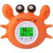 Digital Baby Bath Thermometer - Water Temperature Thermometer & Room Thermometer with LED Display and Temperature Warning - Infant Baby Bath Toys|Water Gauge