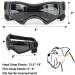 Petleso Small Dog Goggles & Helmet Set - 2pcs Sunglasses for Outdoor Driving & Walking - Black - Buy Online on GoSupps.com