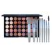 Professional strongly pigmented eye make-up kit make-up pallets 40-color-light shadow palette with 8-part brush set 40 colors B