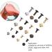 EXCEART 480pcs Rivets Metal Double Rivet Clothes Studs DIY for Bag Leather Belt Side Clothing Accessory - Buy Online on GoSupps.com
