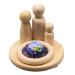 Peace Home Passive Diffuser Wooden Aromatherapy Diffuser Passive Essential Oil Diffuser Small Diffuser for Office Desk Home