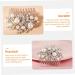 SKISUNO Bridal Comb Wedding Hair Comb Bride Hair Comb Bridal Rhinestone Hair Comb Bridal Hair Comb Wedding Hair Accessory Bridesmaid Hair Comb Pearls Hair Comb - Buy Online on GoSupps.com