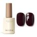 MEGIOR Cherry Red Gel Nail Polish 15ml Dark Red Gel Polish High Gloss Soak Off UV LED Nail Gel Polish for Nail Art Manicure Salon DIY Home Gift for Girls