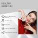 Aokitec 4-in-1 Fake Nail Tips Gel Kit with UV LED Lamp - 504 Almond Nails, Glue, Clipper & File | Nail Art DIY Medium Almond Clear - Buy Online on GoSupps.com