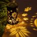 iHeartDogs Pet Memorial Gifts - Artisan Shadow Solar Lantern - This Pet Loss Gift Feeds 7 Shelter Pets in Honor of Your Departed Pet Sunflowers & Paws