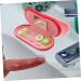 Coolhiya Double-Layer Glasses Case - Portable Storage for Family Travel Accessories & Contact Lens Solutions - Red 16.5x7x5.5cm - Buy Online on GoSupps.com