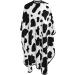 Buy Professional Haircut Cape | Blue Elephants & Cow Print Hairdressing Apron Adjustable Snap Closure - Buy Online on GoSupps.com