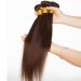 SEGO 24-Inch Brazilian Human Hair Bundles - 100% Unprocessed Virgin Straight Extensions | Dark Brown Weave (60cm 100g) - Buy Online on GoSupps.com