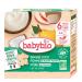 Babybio Vegetable Brewed - Gourds Coconut Milk Apple Pear 4x85 g - 6+ Months - ORGANIC