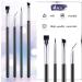 4 Pieces Eyeliner Brush Kit Fine Flat Eyebrow Brush Thin Bristle Angled Eyeliner Brush Tight Liner Brush Bent Eyeliner Makeup Brush for Applying Gel Cream Liquid Eye Liner - Buy Online on GoSupps.com