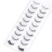 10 Styles Variety Pack Faux Mink Lashes 12mm-14mm - 10 Pairs Natural Look False Eyelashes - Handmade, Reusable, 3D Wispies for Small Faces - EMEDA - Buy Online on GoSupps.com