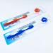 Tongue Brush Scraper Cleaner for Fighting Bad Breath - 2 Pack (Blue & Orange) - Buy Online on GoSupps.com