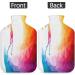 Golf Sportsman Hot Water Bottle with Fluffy Cover - 2L Capacity for Cozy Nights & Pain Relief for Back Neck & Shoulders - Buy Online on GoSupps.com