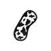 Cow Print Soft Neoprene and Velvet Sleep Mask