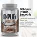 NDS Amplify Smoothie Whey Protein Powder Shake - Build Lean Muscle & Strength, Boost Energy, Lose Fat - Double Chocolate (30 Servings) - Buy Online on GoSupps.com