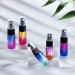 Benecreat 10 Pack 5ml Colorful Glass Spray Bottles - Mini Fine Mist Sprayers with Dust Caps & Drippers for Cosmetics & Perfume - Buy Online on GoSupps.com