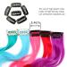 Buy 20-Inch Colorful Long Straight Synthetic Wave Hair Clip | Ladies Wig - International Shipping - Buy Online on GoSupps.com