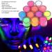 Fluorescent Powder Set - 12 Colors Glow in the Dark Nail Art & Party Decoration | DIY Phosphorus Manicure Accessories for Halloween - Buy Online on GoSupps.com