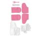 Paraffinwachs-Badeset paraffin wax bathroom shoes set paraffin wax bathroom shoes wax hand foot inserts paraffin pink flannel.
