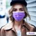 HIWUP 50-Pack Multicolor Disposable Face Masks for Adults & Teens - 3 Layer Protection - Buy Online on GoSupps.com