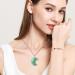 XIANNVXI Crystal Crescent Moon Necklace for Women - Tree of Life Wire Wrapped Healing Aventurine Pendant | Reiki Spiritual Jewelry - Buy Online on GoSupps.com
