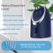 NanoSteamer Luxe by Pure Daily Care in Navy | Ionic Facial Steamer with Smart Steam Technology | 6 Steam Modes | Aromatherapy Basket | Digital LCD Screen | Hot Steam & Cool Mist - Buy Online on GoSupps.com