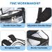Clear Mini Stadium-Approved Waterproof Backpack | Lightweight & Heavy-Duty Transparent Bag for Concerts, Travel, & Events - Black Pocket - Buy Online on GoSupps.com