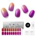 Adora Couture Semi Cured Gel Nail Strips | 20pcs Nail Wraps Kit for Women | Chrome Aurora Purple Gel Nail Stickers | Salon-quality  Long-lasting  Easy Application with Breathable Adhesive Nail Wraps - UV Required (Aurora...