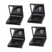 FOMIYES 4pcs Blush Box Eyeshadow Box Makeup Supplies Empty Eyeshadow Pan Blush Case Makeup Pallets Plastic