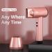 Professional Cordless Hair Dryer Rechargeable Wireless Blow Drye Hot & Cold Wind Small Hair Dryer Portable Hair Dryers Low Noise Constant Temperature Hair Care Gray Grey - Buy Online on GoSupps.com