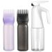 Pimoys Root Comb Applicator Bottle and Continuous Hair Spray Bottle Hair Oil Applicator Hair Water Mister Oiling Applicator for Dye Hairstyling Purple and Black