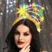 Zoestar Light Up Star Headband Gold LED Stars Headbands Glitter Glowing Headpiece Rave Party Costume Hair Accessories for Women - Buy Online on GoSupps.com