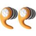 Ear Plugs Sleep | Sleeping Earplugs | Reusable Ear Plugs with Box Silicone Three Layers of Mute Earplugs for Bath Equipment Serut Orange - Buy Online on GoSupps.com