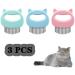 3 Pcs Cat Massage Shell Comb Pet Hair Removal Massaging Shell Comb Removing Knots and Tangles Grooming Tool Fit for Pet Short & Long Hair