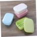 Ciieeo 12 Pcs Box Soap Case Soap Travel Container Soap Holder Dish Soap Bathroom Soap Suction Cup Soap Dish Soap Bar Case Shampoo Draining Soap Dishes for Bar Soap Drain With Cover - Buy Online on GoSupps.com