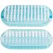 Two-Sided Toe and Nail Cleaning Scrubbing Brushes | Manicure Pedicure Nail Tools - Blue - Buy Online on GoSupps.com