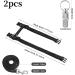 Jocxzi Adjustable Cat Leash & Vest Set - 2 Pack Harness Outbreak-Proof Pet ID Tags Black Cat Dishes - Ideal for International Shipping - Buy Online on GoSupps.com